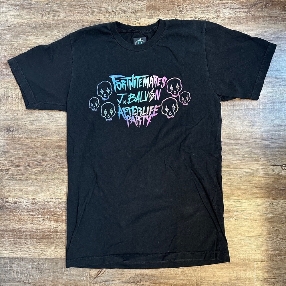 Fortnite Fortnitemares J Balvin Afterlife Party T-shirt Size Adult Medium
